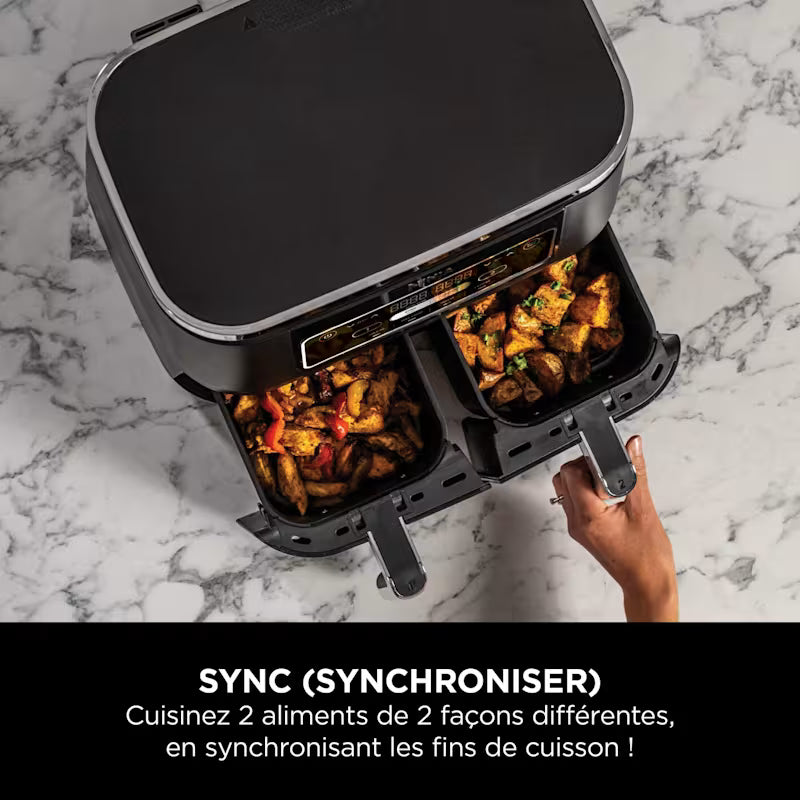 Air Fryer Ninja DualZone, 7.6L, 4-en-1