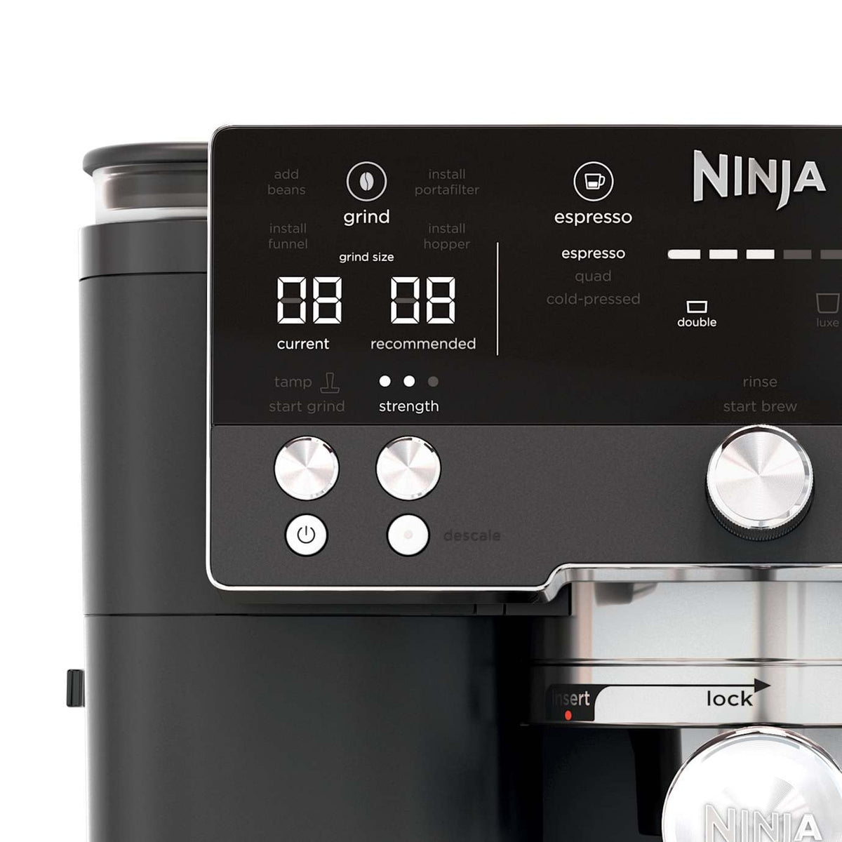 Machine à espresso, à café et à infusion à froid 3-en-1 Café Premier Series, Noir minuit